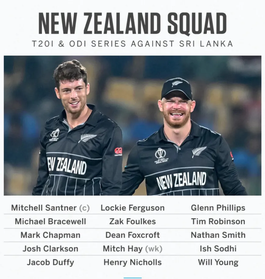 Mitchell Santner Appointed Interim Captain for New Zealand's White-Ball Tour of Sri Lanka