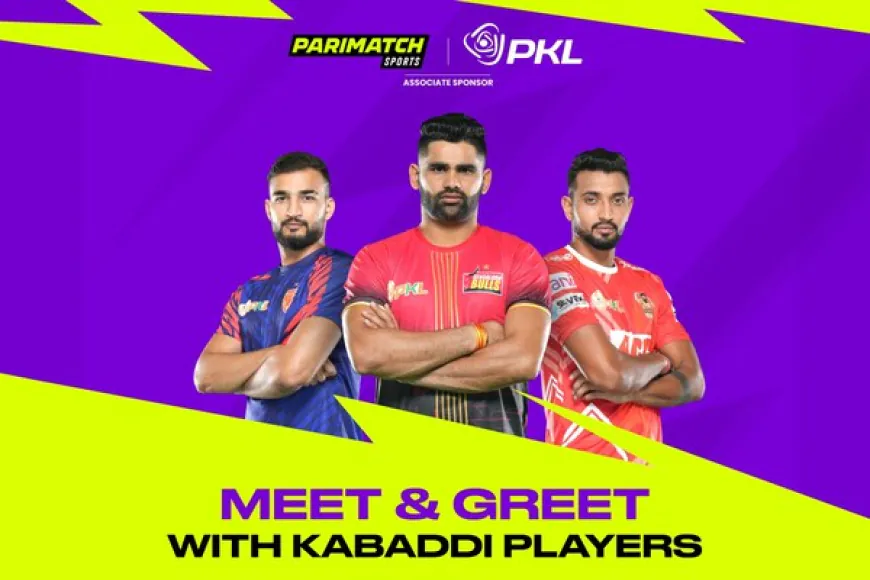 Kabaddi Icons Unite: Parimatch Sports Hosts Exclusive Meet & Greet Session with Pardeep Narwal, Ashu Malik, and Guman Singh