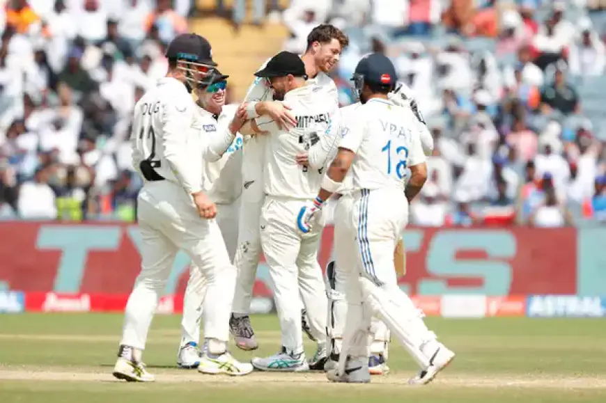 Santner's Record-Breaking 13-Wicket Haul Ends India’s Home Winning Streak Since 2012