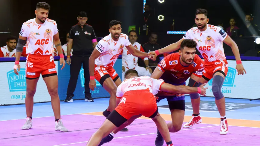 UP Yoddhas Return to Winning Form, Defeat Gujarat Giants in PKL Season 11 Thriller