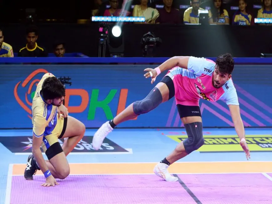 Tamil Thalaivas Secure Last-Second Draw Against Jaipur Pink Panthers in Thrilling PKL Encounter