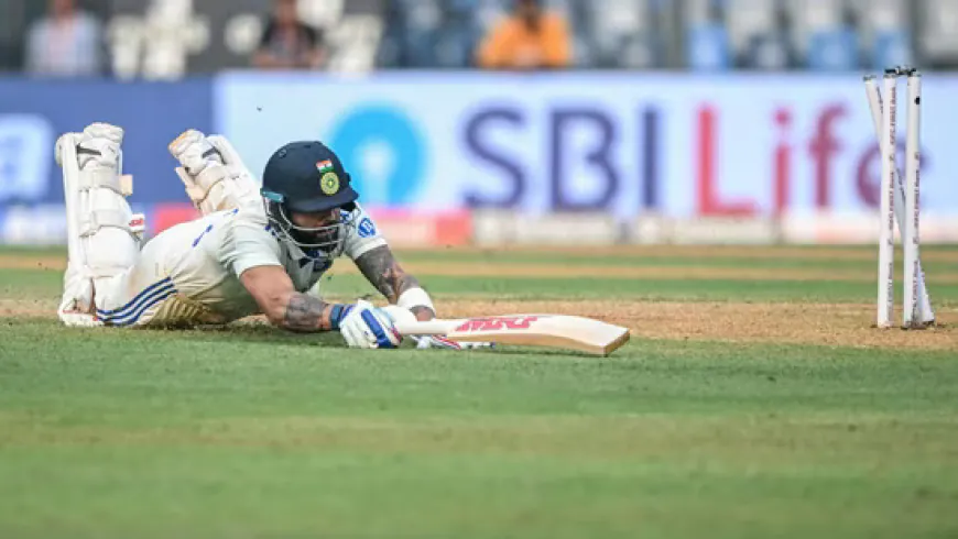 Virat Kohli's Run-Out Highlights India's Dramatic Collapse on Day 1 Against New Zealand