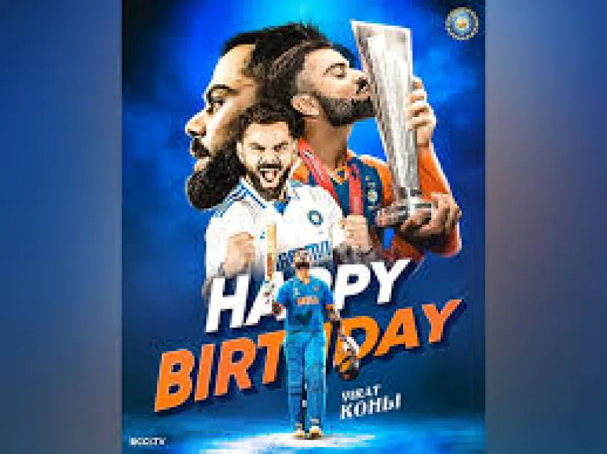 Cricketing Fraternity Extends Heartfelt Birthday Wishes to Virat Kohli on His 36th Birthday