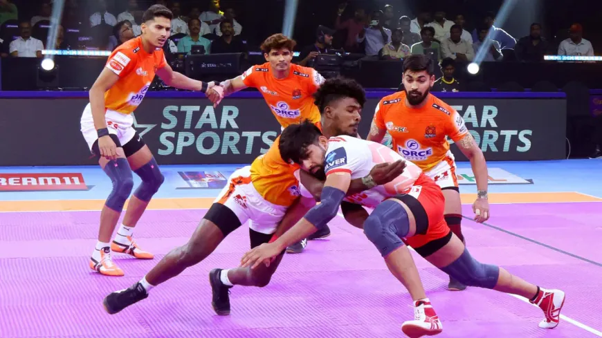 Puneri Paltan Thrash Gujarat Giants 49-30 in PKL Season 11