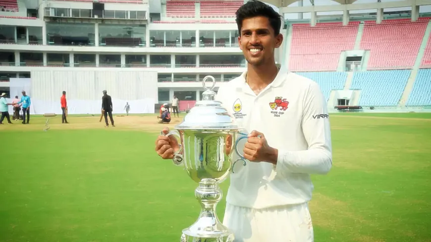 Tanush Kotian -  The Young Gun Who Filled Ashwin's Shoes in India's Border-Gavaskar Trophy Squad