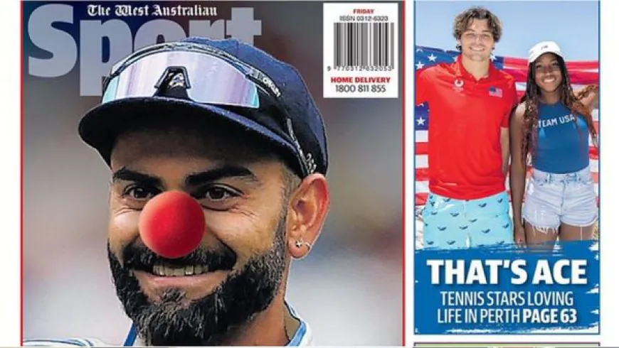 Virat Kohli Clown Headlined -  Controversy Creates Chaos, Media Brand