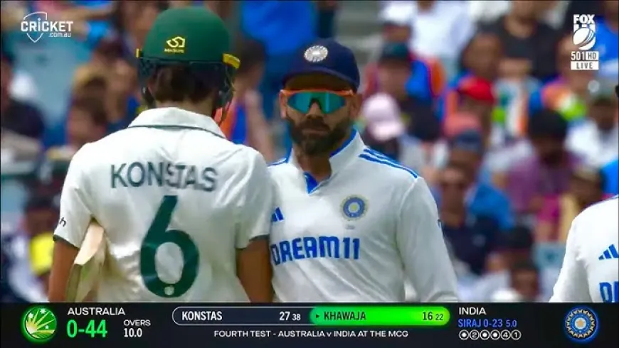 Clash or Arrogance? Virat Kohli Under Fire After Ugly Incident With Sam Konstas in Fourth Test