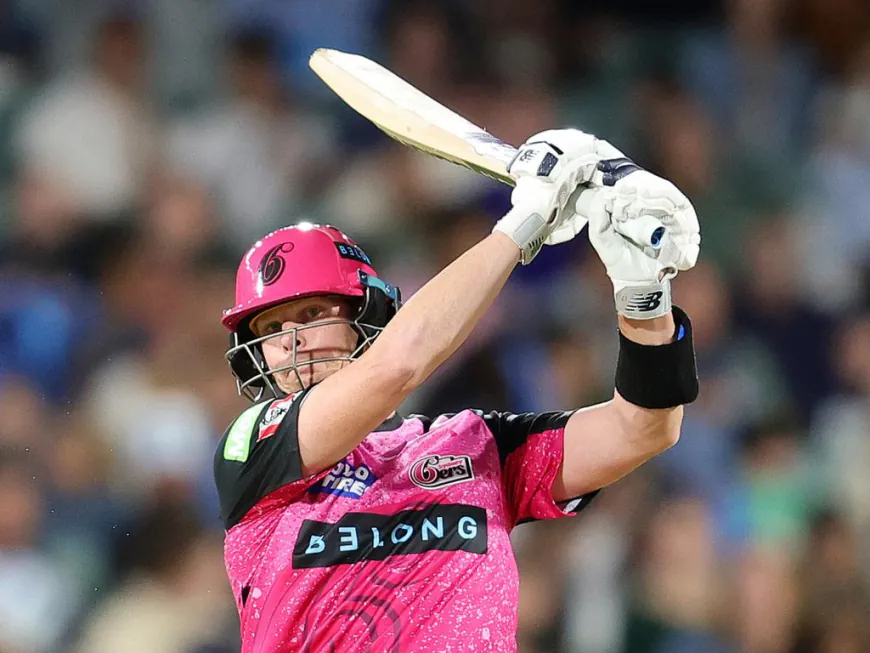 Steven Smith Shines as Sydney Sixers Edge Out Adelaide Strikers in a Thrilling Finish