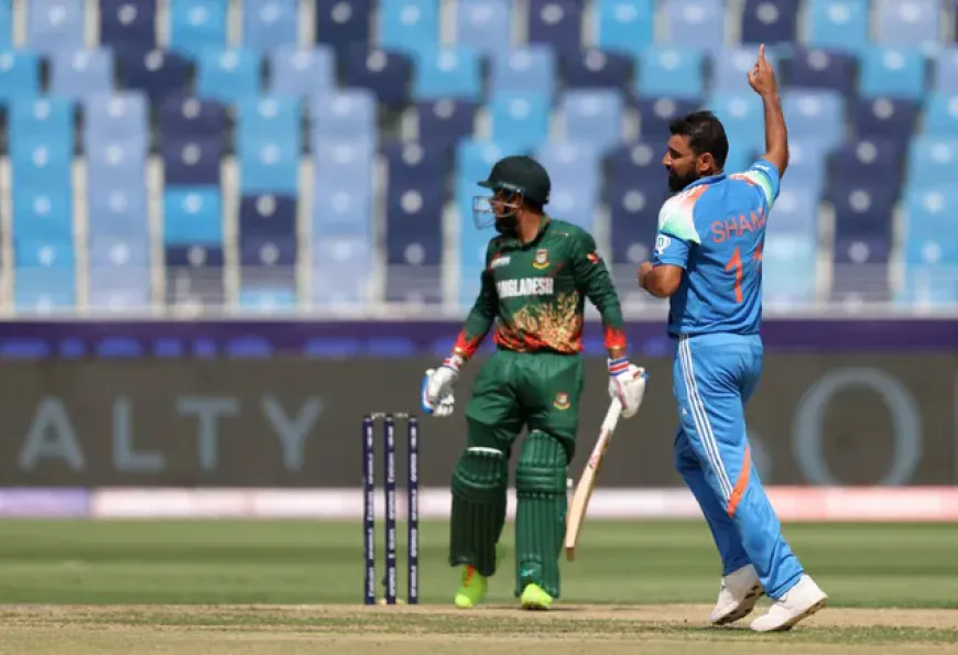 Shubman Gill and Mohammed Shami Drive India to Convincing Win Over Bangladesh in Champions Trophy Opener