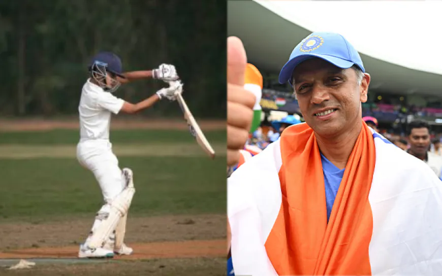 Rahul Dravid Pulls Off Dramatic Dazzling Return to Cricket, Steps into Field with Son Anvay in Competitive Match