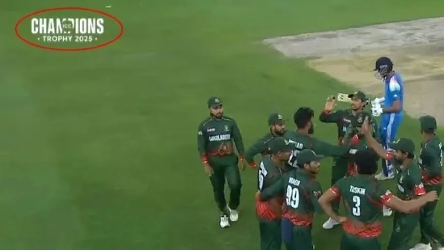 Champions Trophy 2025 Ruffles Feathers-Pakistan's Name Removed from Logo of India vs. Bangladesh Match