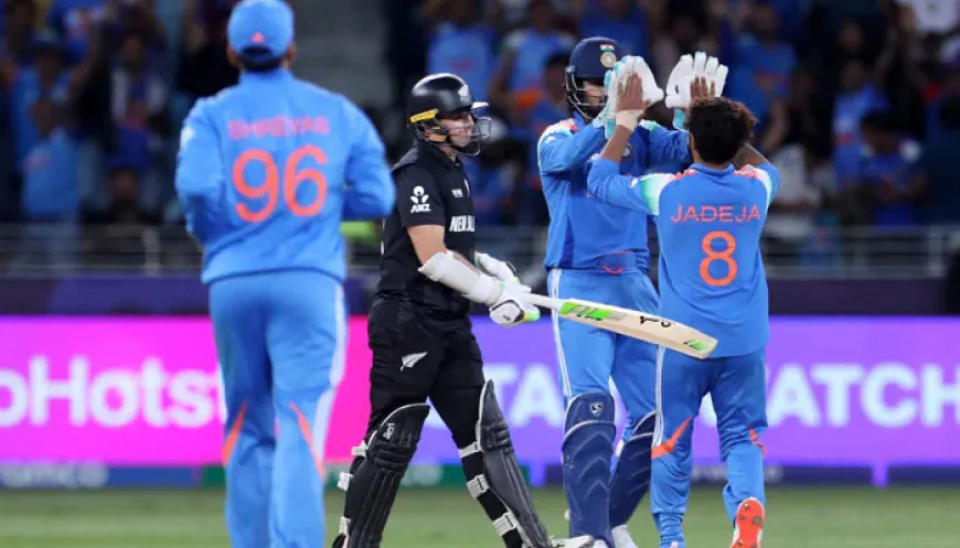 India Qualifies for Semifinals with 44-Run Thrashing of New Zealand